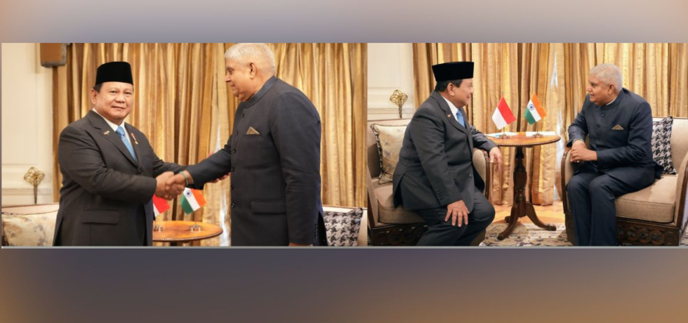 Hon'ble Vice President, Shri Jagdeep Dhankhar called on H.E. Mr. Prabowo Subianto, President of the Republic of Indonesia - 25 January, 2025